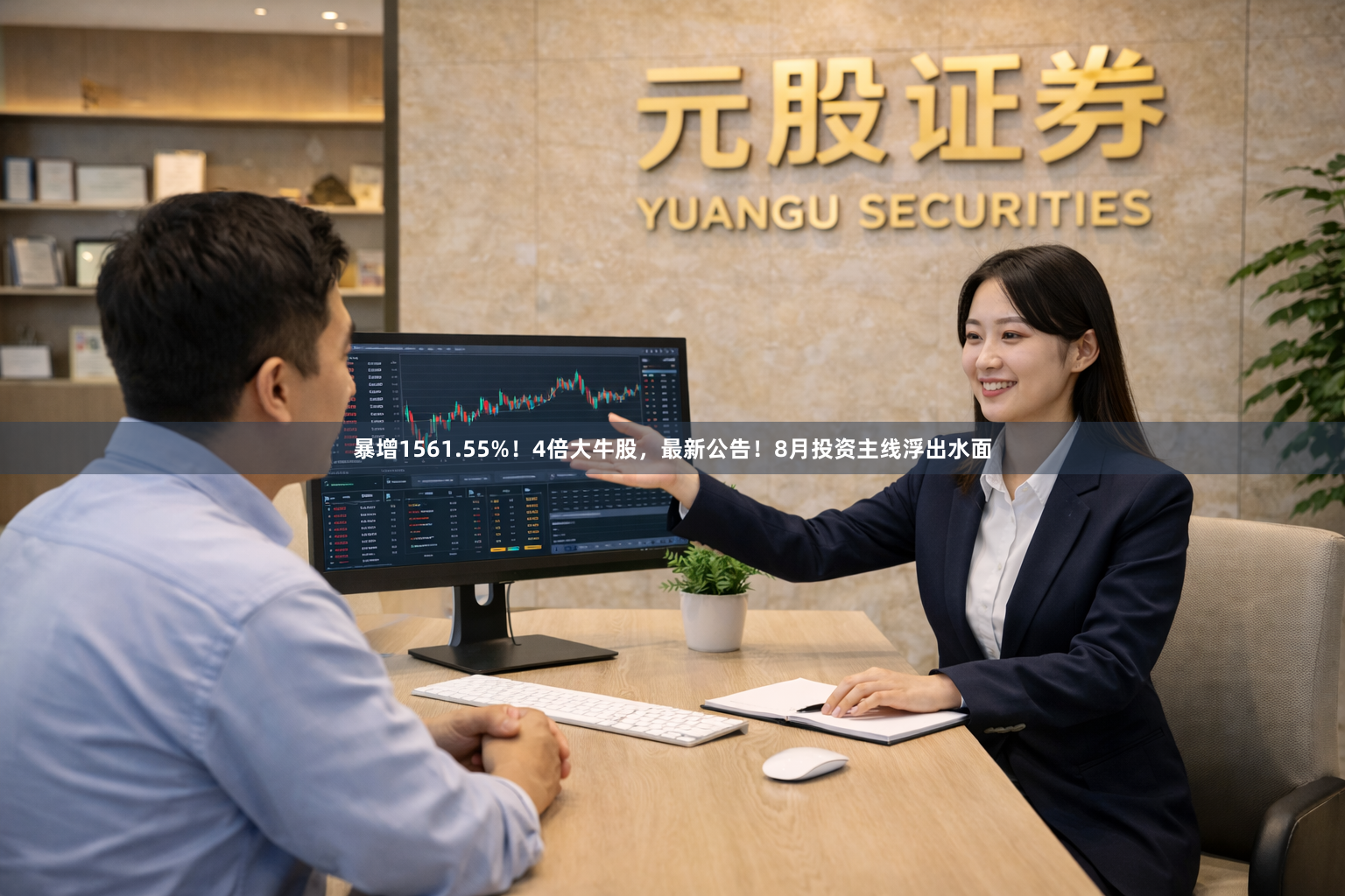 暴增1561.55%！4倍大牛股，最新公告！8月投资主线浮出水面
